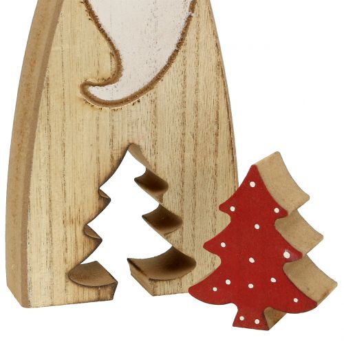 Floristik24 Kerstman hout 17cm