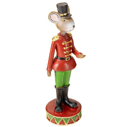 Kerstmuis decoratie figuren 14,5cm rood-groen 2 stuks | Floristik24.nl