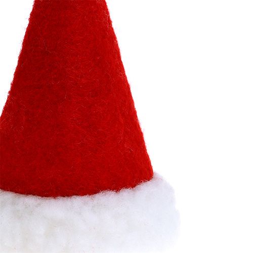 Floristik24 Kerstmutsen rood 10cm 12st