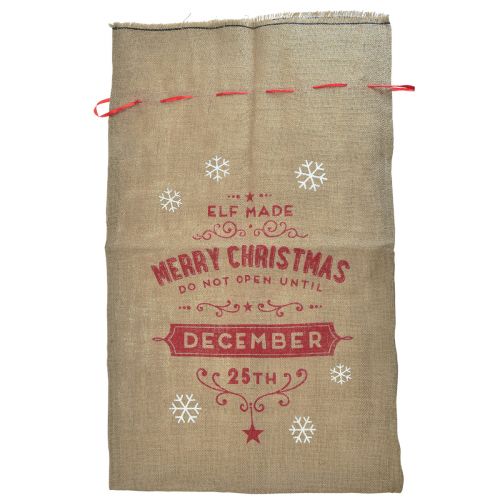 Floristik24 Kerstzak Cadeauzak Kerstjutezak groot 80×48cm