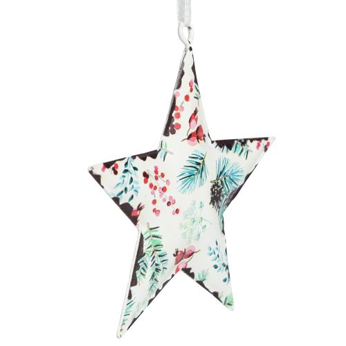 Artikel Kerstdecoratie ster hertennaalden bessen Ø8cm 6 st