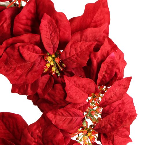 Artikel Kerststerkrans kunstbloemen Kerst Ø40cm