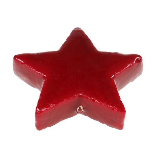 Artikel Kerststerren mix 4-5cm rood glanzend 72 st