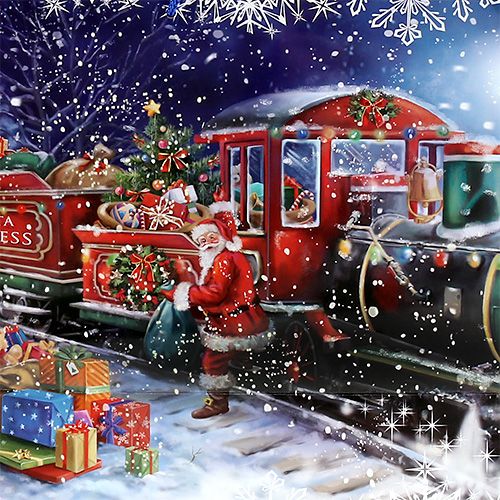 Floristik24 Kerstzak cadeauzakje 25cm x 34,5cm