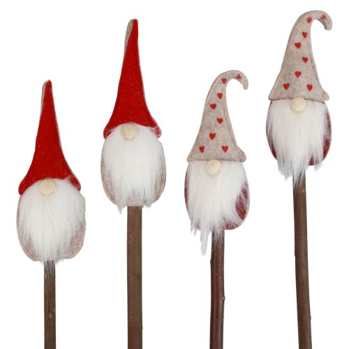 Floristik24 Kerstkabouter tuinpaal kabouter 48,5/50cm 4st