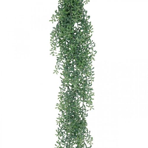 Floristik24 Groene plant hangplant kunsthangplant met knoppen groen, wit 100cm