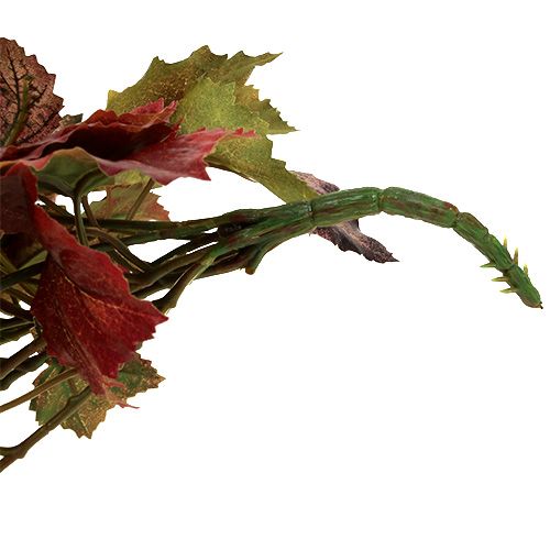 Floristik24 Wijnbladeren hanger groen, bordeaux 67cm