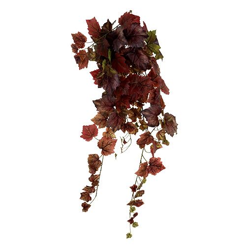 Artikel Wijnbladeren hanger groen, donkerrood 100cm