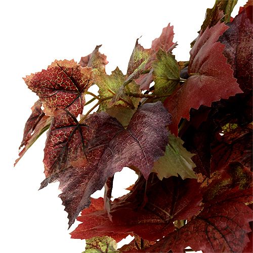 Floristik24 Wijnbladeren hanger groen, donkerrood 100cm