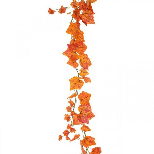 Wijnbladeren slinger bladeren slinger rood oranje herfst L210cm