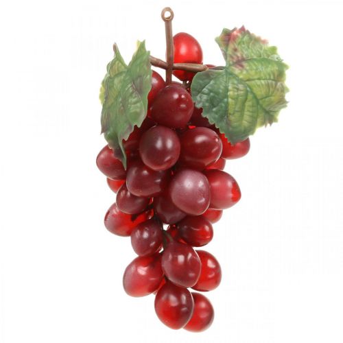 Floristik24 Decoratieve druif rode kunstdruiven decoratieve vruchten 15cm