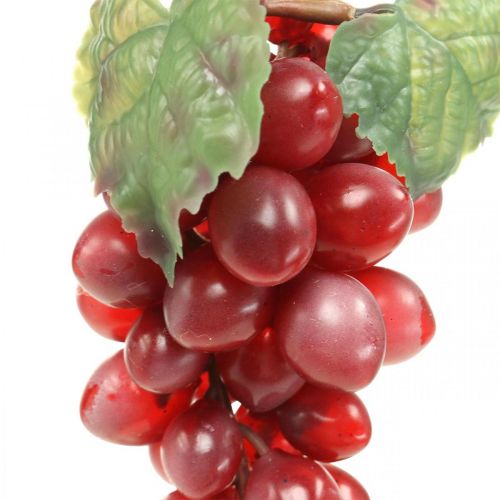 Decoratieve druiven rood Kunstdruiven decoratief fruit 15cm