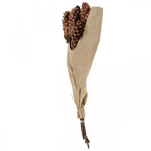 Artikel Witte dennenappels dennenappels koper 70cm 7 stuks bos