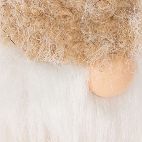 Decoratieve kabouterfiguur met baard om op te hangen, 17 cm, 6 stuks | Floristik24.nl