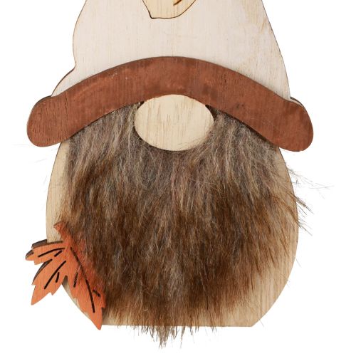 Artikel Kabouterhanger houten decoratie herfstkabouters 21×10,5cm 4 st