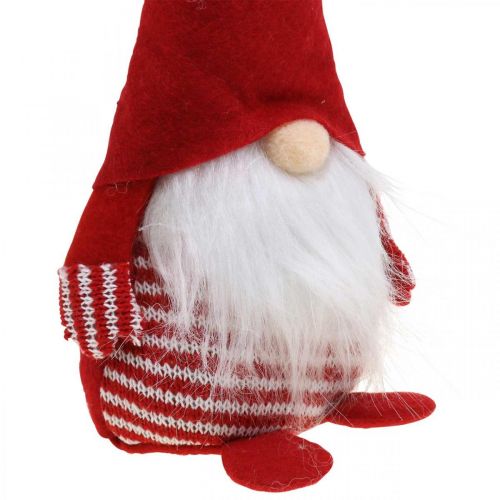 Floristik24 Kabouter met baard, adventsdecoratie, decoratieve dwerg H24cm B9cm 3st