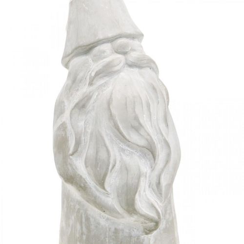 Floristik24 Decoratiefiguur pixie beton kerst pixie grijs H39,5cm