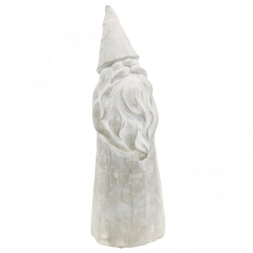 Floristik24 Decoratiefiguur pixie beton kerst pixie grijs H39,5cm