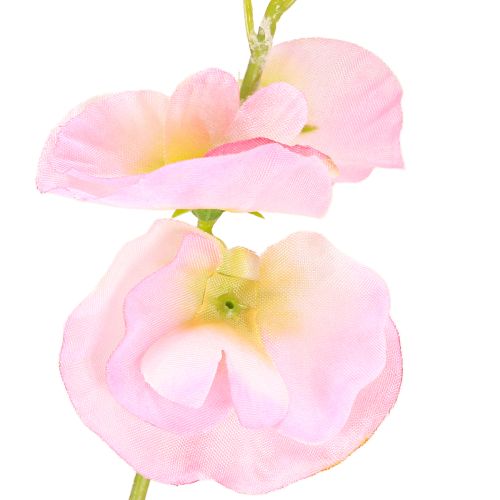 Artikel Kunstbloemen pronkerwten roze op lange steel 74cm 2st