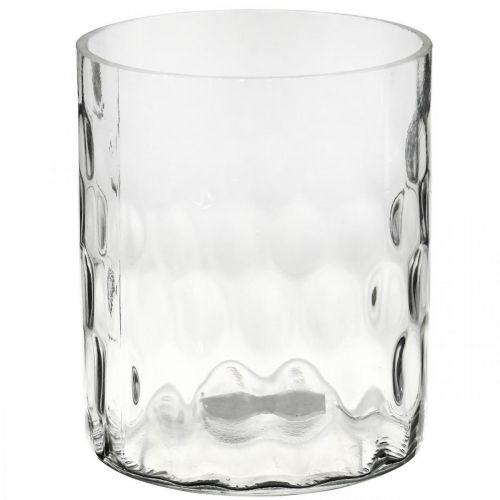 Artikel Lantaarn glas, bloemenvaas, glazen vaas rond Ø11.5cm H13.5cm