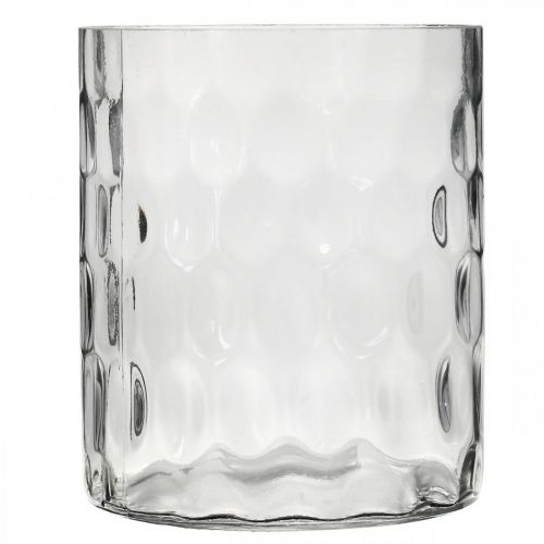 Artikel Lantaarn glas, bloemenvaas, glazen vaas rond Ø11.5cm H13.5cm