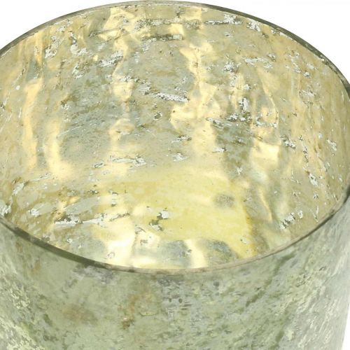 Floristik24 Lantaarn glazen theelichthouder theelicht glas Ø12cm H15cm
