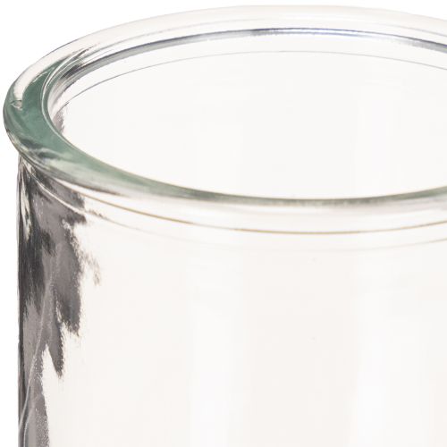 Ronde glazen theelichthouder, helder glas, 8 cm, 3 stuks | Floristik24.nl
