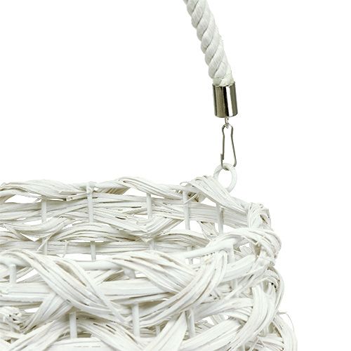 Floristik24 Lantaarnmand Ø18cm H43cm wit