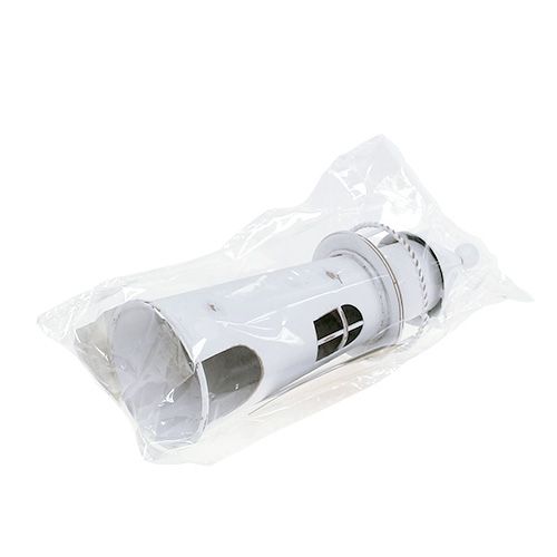 Floristik24 Deco vuurtoren 15cm wit