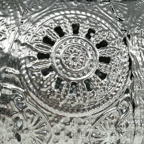 Floristik24 Windlicht zilver oosters Ø12cm H9cm