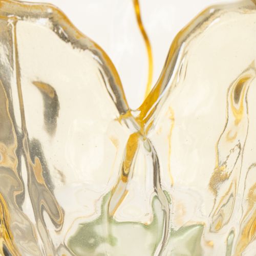 Artikel Tulpvormige theelichthouder met bloemenmotief, decoratie voor een romantische en elegante sfeer, 20 cm