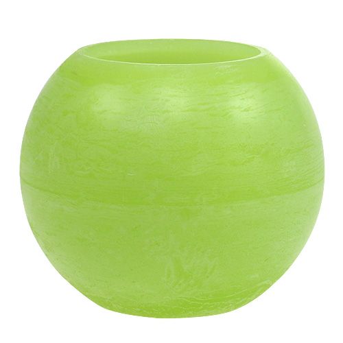 Floristik24 Lantaarn wax bal Ø20cm lichtgroen