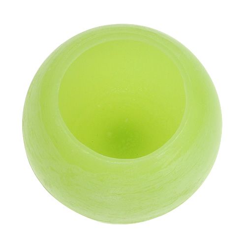 Floristik24 Lantaarn wax bal Ø20cm lichtgroen