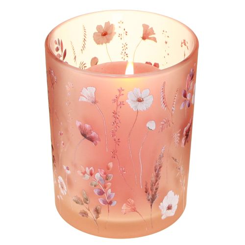Artikel Decoratieve glazen lantaarn met bloemenmotief voor stijlvolle woonaccessoires, 12,5 cm, 2 stuks