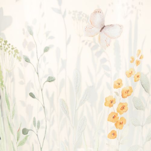 Artikel Decoratieve glazen lantaarn met vlinderweidemotief voor stijlvolle woonaccessoires, 18 cm, 2 stuks