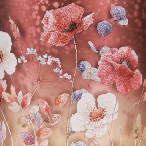 Artikel Elegante kaarsenhouder met bloemmotieven voor een sfeervolle kamerinrichting, 8 cm, 4 stuks.