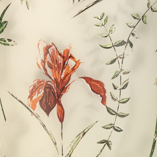 Artikel Glazen theelichthouder met bloemenmotief voor gezellige momenten in huis, 18 cm