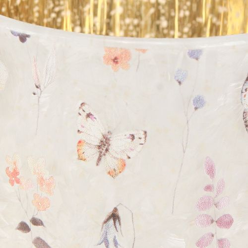 Artikel Glazen theelichthouder met vlindermotief voor gezellige momenten, 12,5 cm, 2 stuks