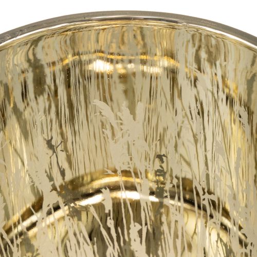 Artikel Elegante decoratieve lantaarn met grasmotief voor een gezellige sfeer in huis, 12,5 cm, 2 stuks.