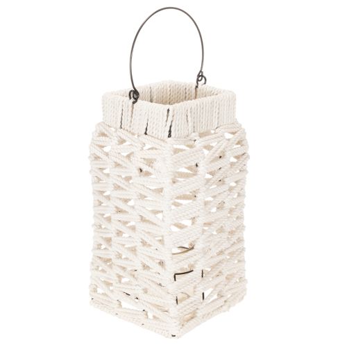 Hangende lantaarn, zomerdecoratie, macramé H35,5cm B19cm kopen | Floristik24.nl