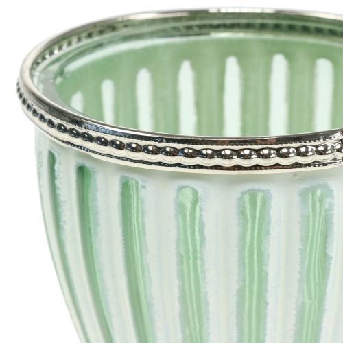Artikel Windlicht antiek groen Ø10cm H10cm