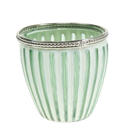 Artikel Windlicht antiek groen Ø10cm H10cm