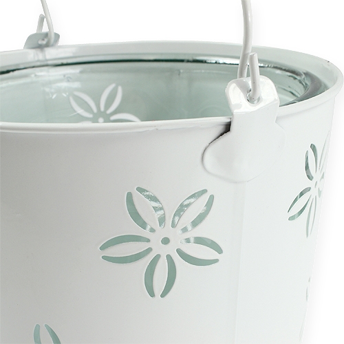 Floristik24 Lantaarnemmer wit Ø17cm H17cm