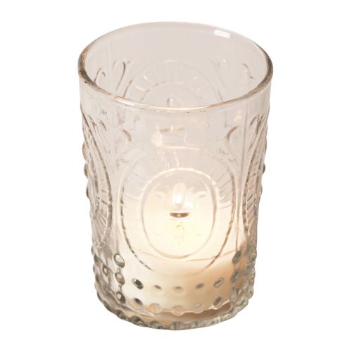 Artikel Lantaarn glas kaars glas theelichthouder glas Ø7,5cm H10cm
