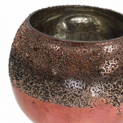Artikel Lantaarn glas koper Ø8,5cm H6,5cm 4st