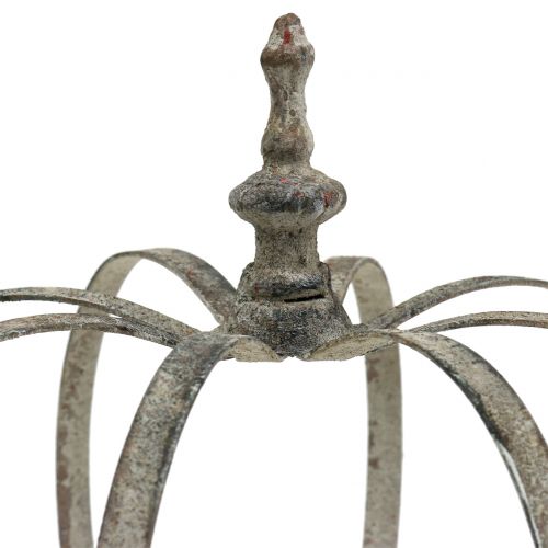 Floristik24 Windlicht kroon antiek Ø20cm H23cm