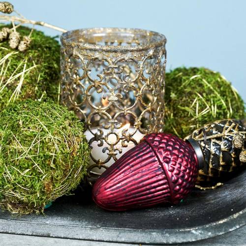 Floristik24 Lantaarn antiek goud Ø10.5cm H14.5cm 1p