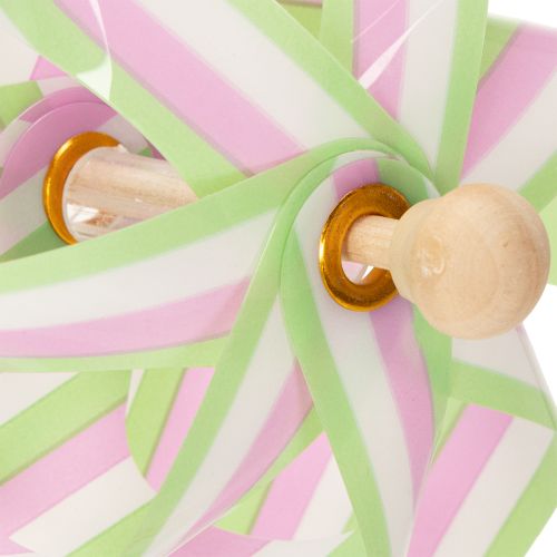 Artikel Tuinpaal in de vorm van een windmolen, aantrekkelijke decoratie voor terras, tuin en balkon, 47 cm, 3 stuks