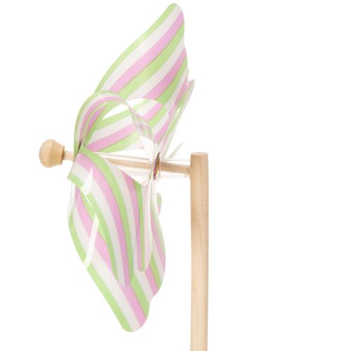 Artikel Tuinpaal in de vorm van een windmolen, aantrekkelijke decoratie voor terras, tuin en balkon, 47 cm, 3 stuks