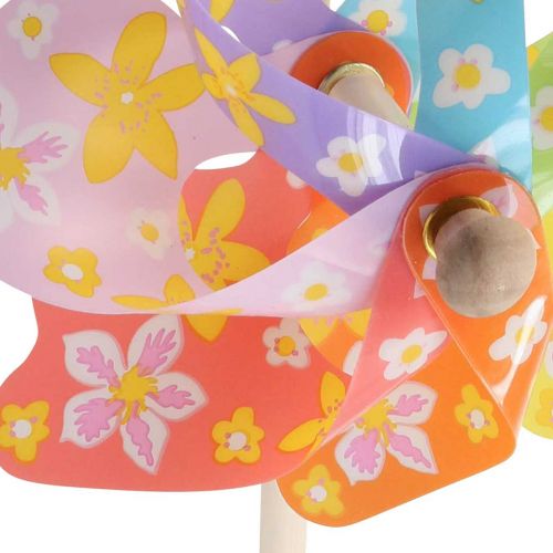 Floristik24 Pinwheel kleurrijke Ø16cm windgong windmolen tuindecoratie